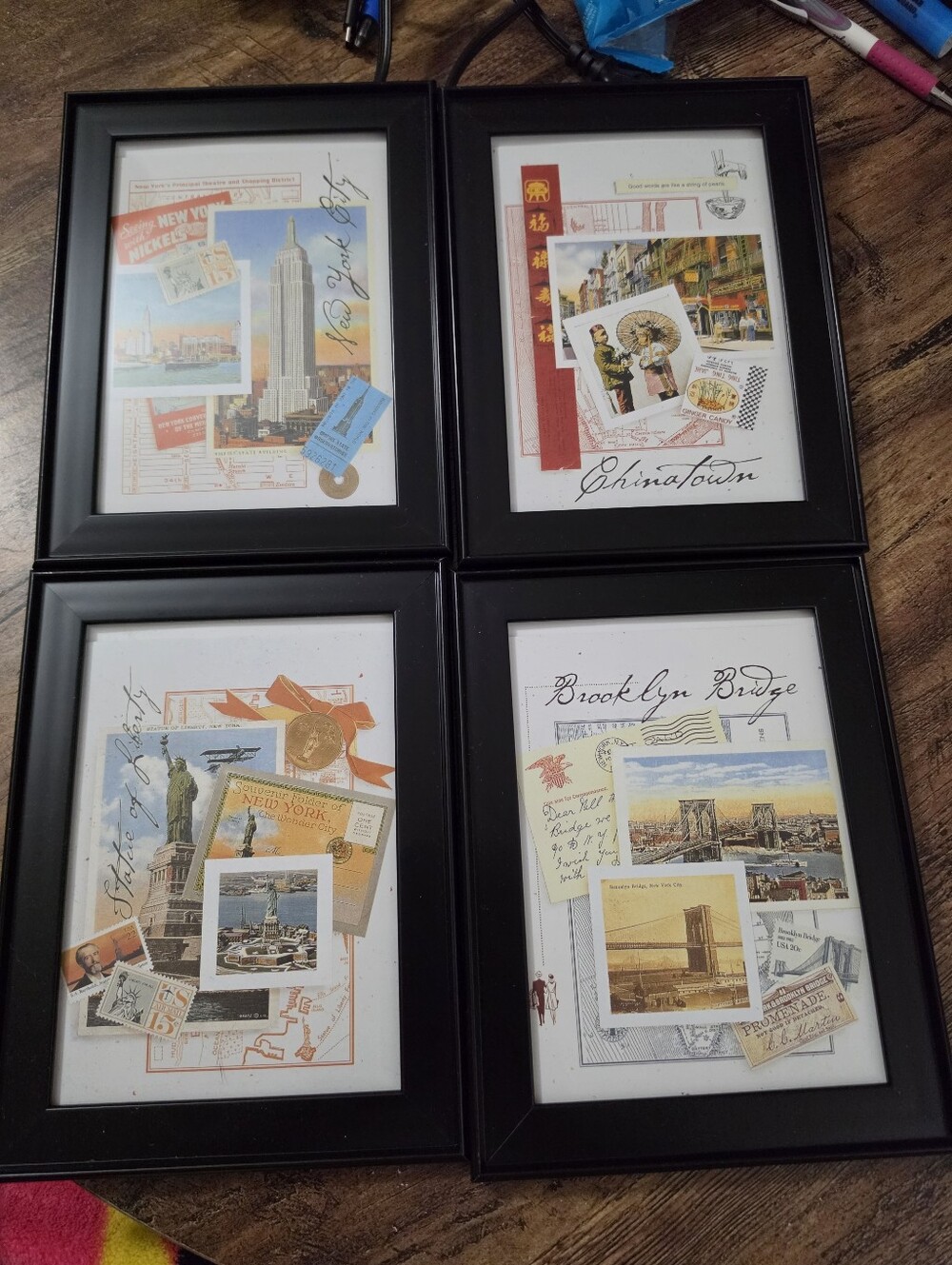 Set of 4 New York City Prints